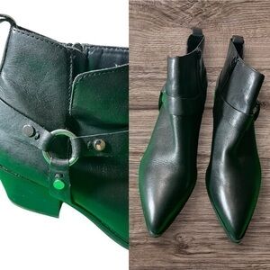 Aldo Black Western Booties